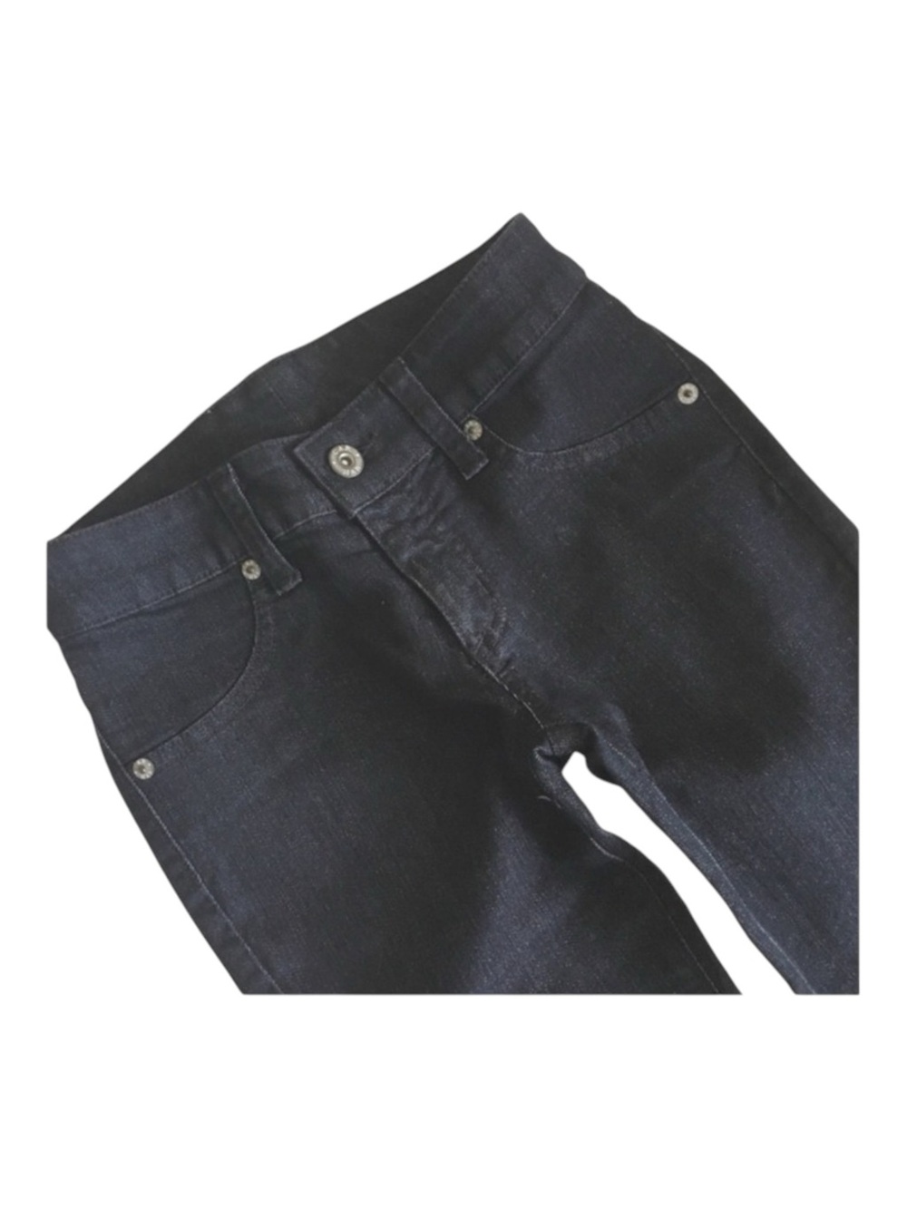 new LF Carmar ★ Stovepipe Studded Skinny Jean Jeans ★ Deep Dark Blue Denim ★ 24 - Picture 4 of 16